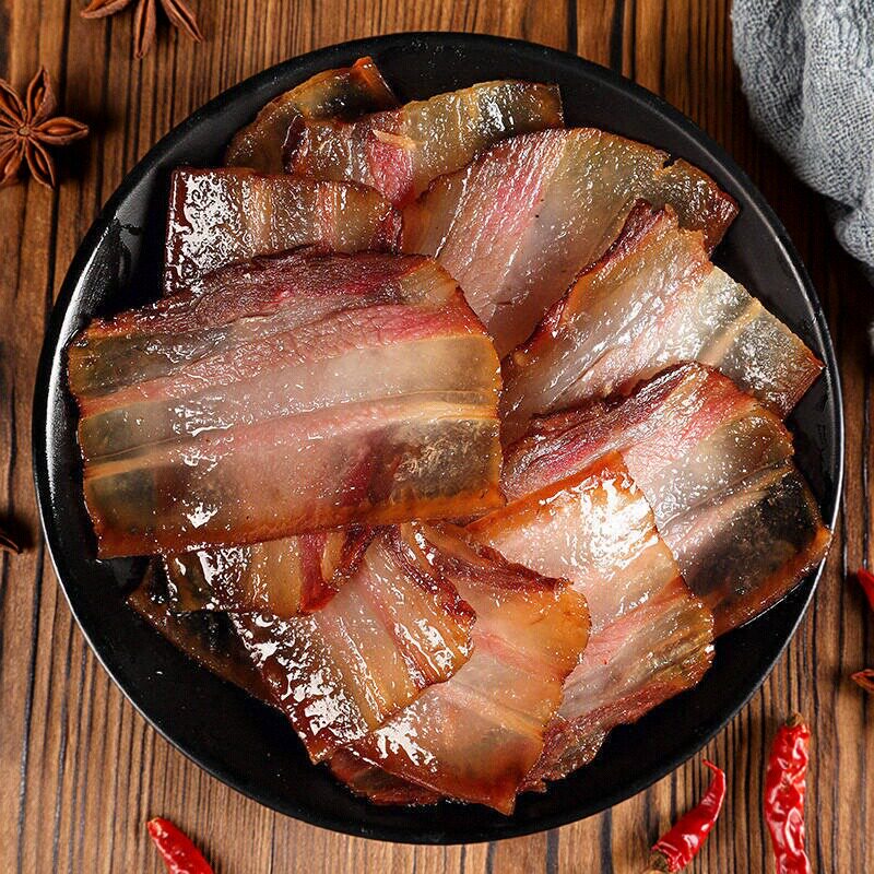正宗烟熏五花腊肉农家后腿腊肉