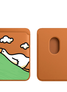 新款magSafe卡包苹果磁吸iphone15promax适用皮革14真皮质卡套式ip手机壳14plus背卡夹pm配件15pro卡槽个性