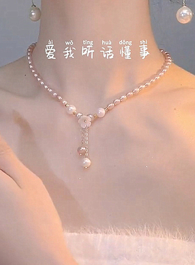 珍珠项链轻奢时尚气质2025新款