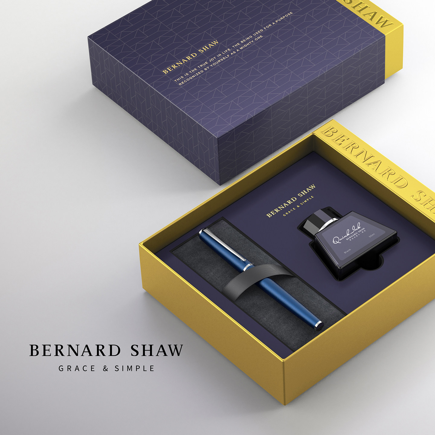 Bernard Shaw/萧伯纳钢笔官方旗舰星耀墨水笔商务男士高档生日礼物复古创意女生款精致送礼刻字定制礼品