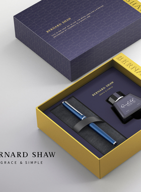 Bernard Shaw/萧伯纳钢笔官方旗舰星耀墨水笔商务男士高档生日礼物复古创意女生款精致送礼刻字定制礼品
