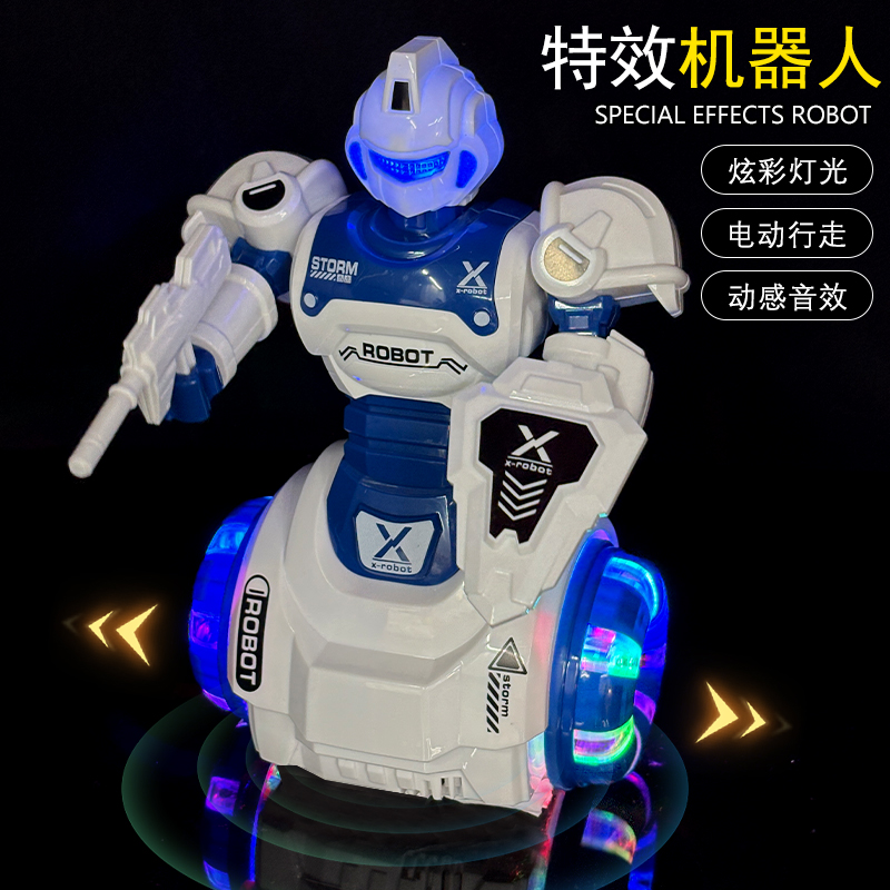 儿童玩具特技机器人1一3-6岁半三男童女孩宝宝2-4小孩子生日礼物5