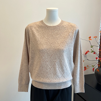 妈妈秋装上衣薄款打底衫2025新款洋气毛衣中老年女装宽松针织小衫