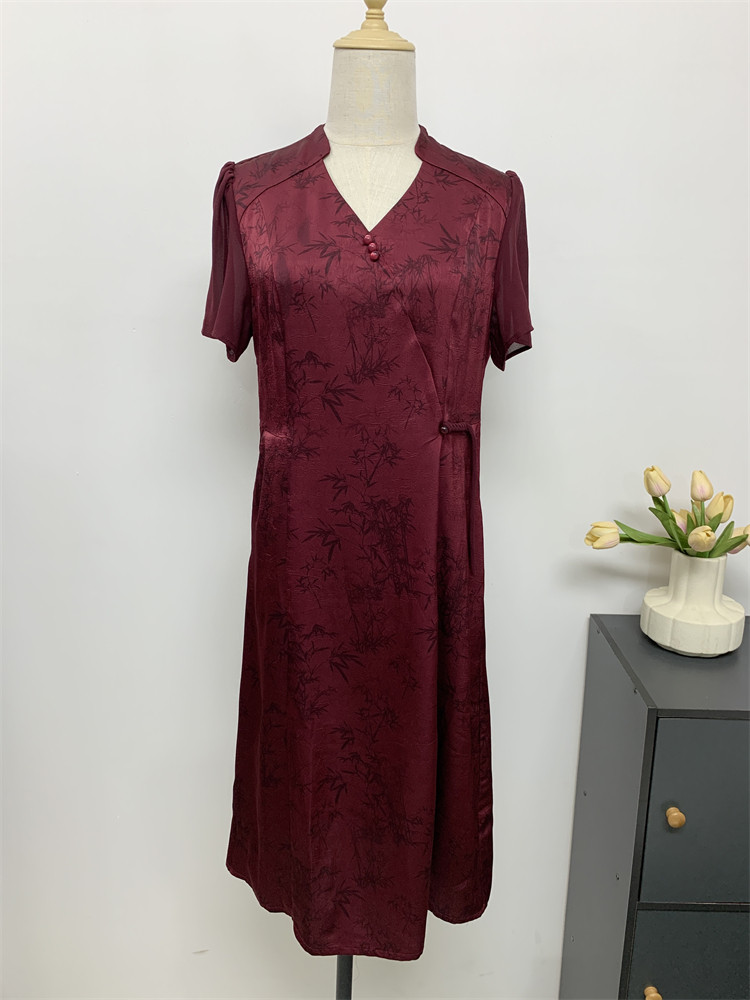 郭贵人妈妈礼服夏装连衣裙