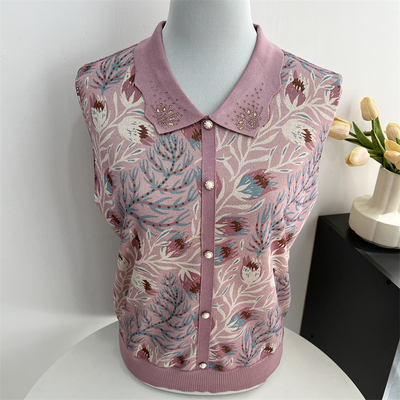 郭贵人妈妈春装洋气翻领打底衫