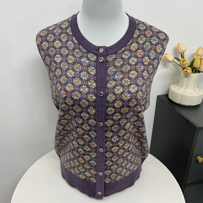 郭贵人奶奶秋冬羊毛衫针织开衫