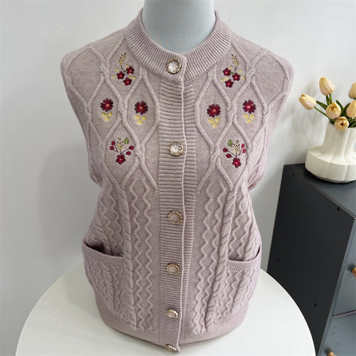 郭贵人奶奶毛衣外套洋气上衣