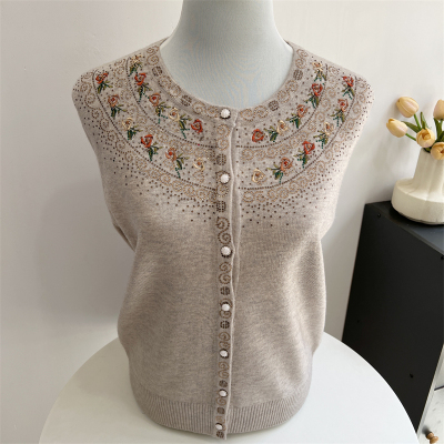 郭贵人妈妈秋装针织开衫上衣