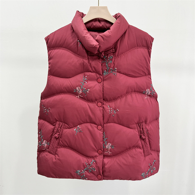 郭贵人奶奶装冬季保暖羽绒马甲