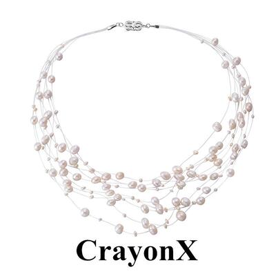 CX满天星淡水珍珠项链
