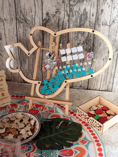 飞机航空公司毕业退休创意签到板事件鸡尾酒会定制签名相框书桌子