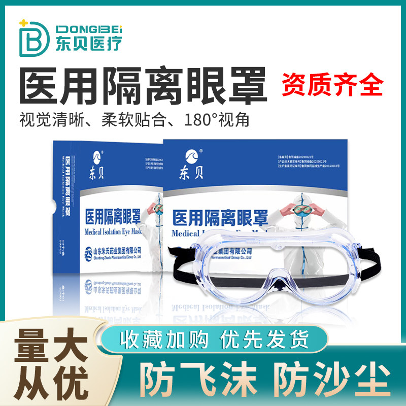 东贝医用护目镜防疫全封闭