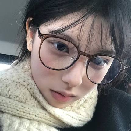 轻巧圆框近视眼镜女可配度数高颜值早八学生方圆脸素颜显瘦眼睛架