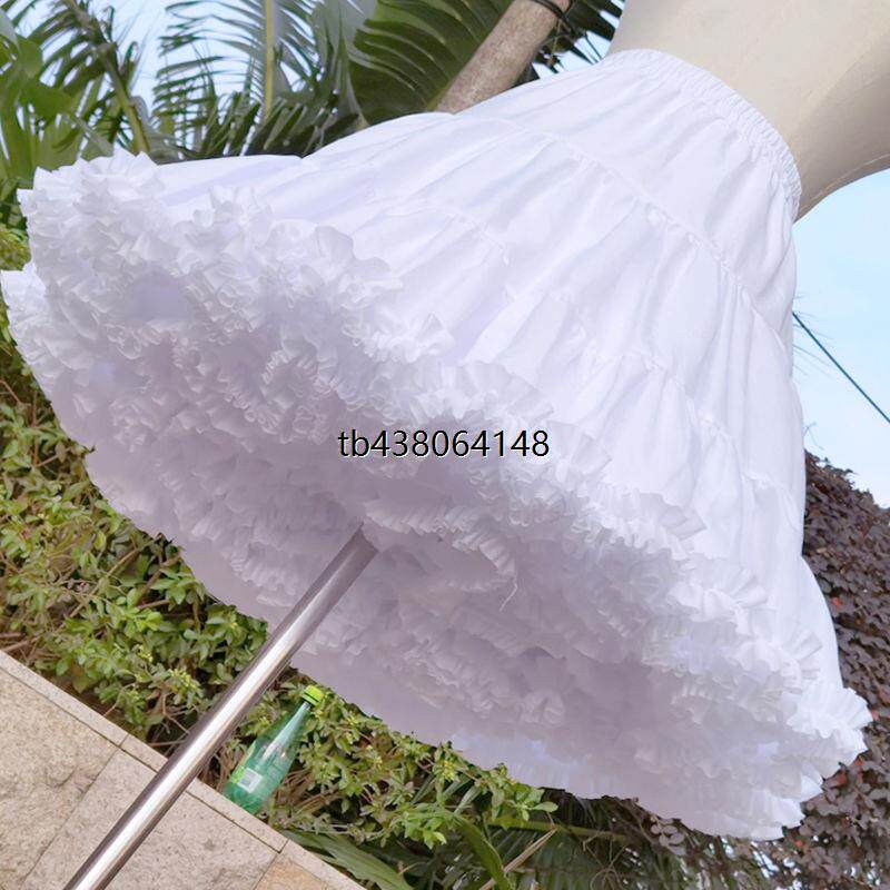 百搭通用蓬蓬撑女大码胖mm洛丽塔无骨软纱撑lolita日常裙云朵裙撑