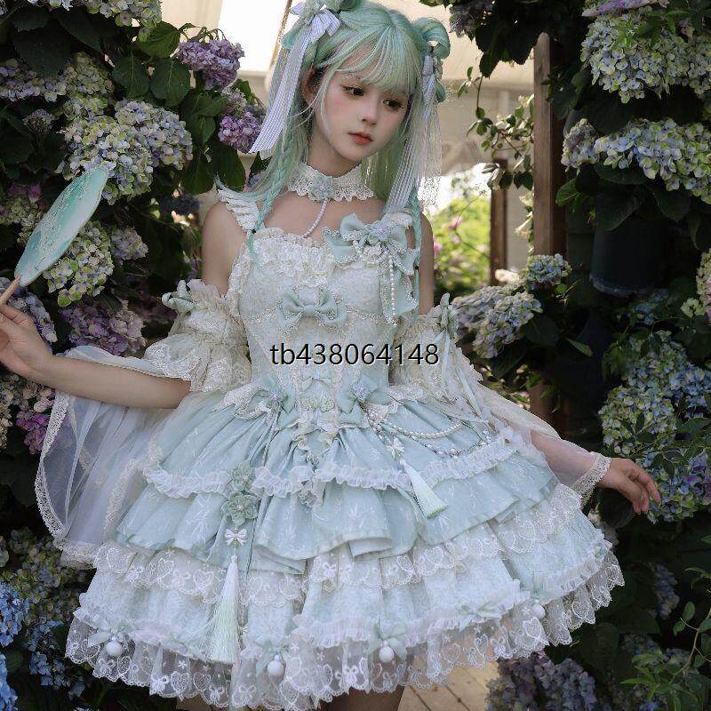 洛丽猫新款 春樱序 新中式Lolita【现货掉落】安利28送团扇
