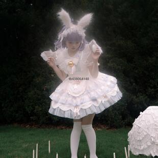 Ball*舒芙蕾女仆lolita连衣裙jsk洛丽塔可爱超嗲甜美软妹公主裙