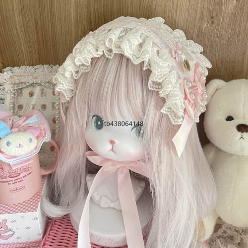 LOLITA超美粉色蕾丝蝴蝶