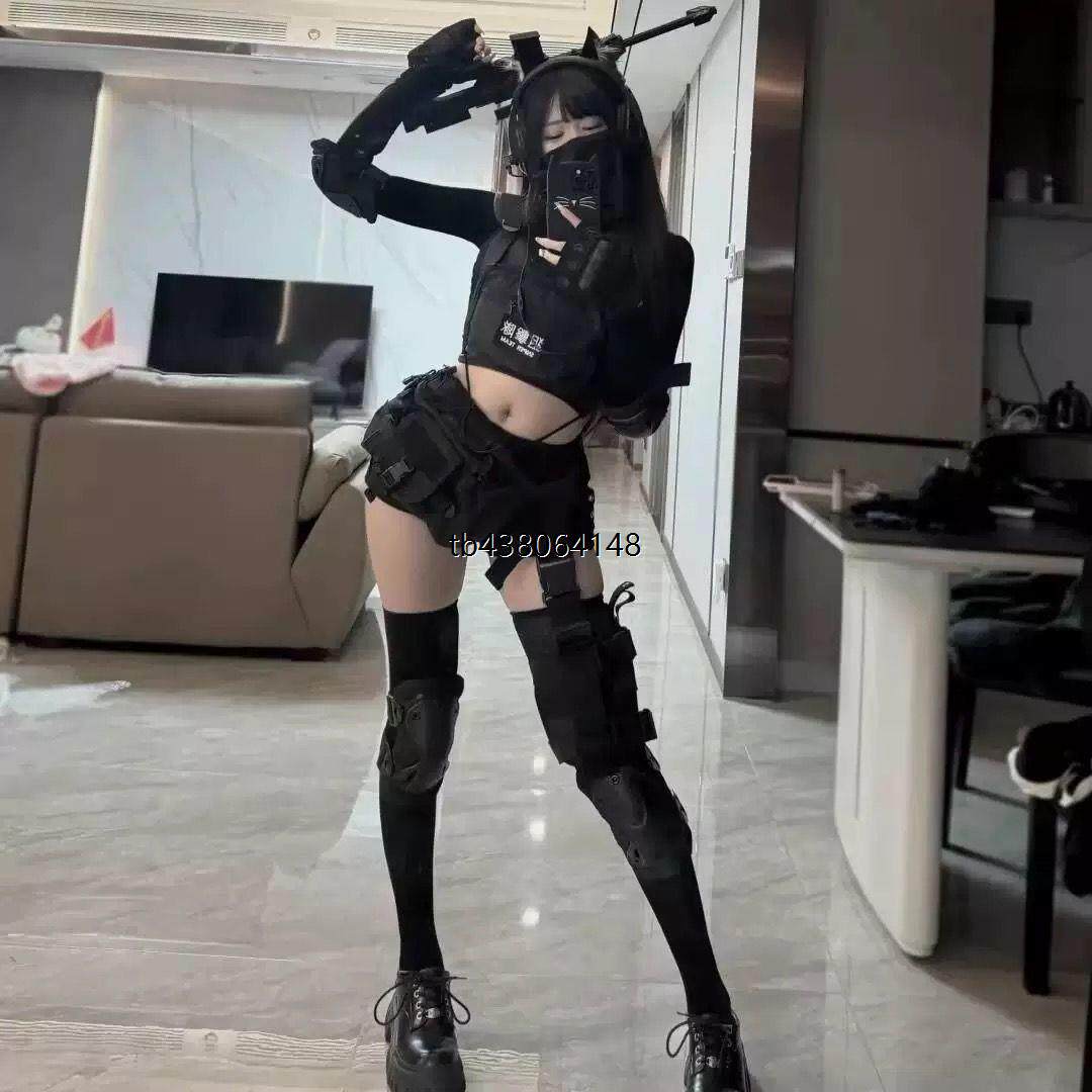 覆面系cos服武装娘战术娘军宅装备套装cosplay女装角色扮演表演服