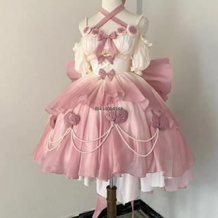 lolita爱神缔结连衣裙洛丽塔高级感成人礼生日礼服