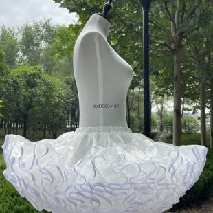 Lolita裙撑超暴力无骨软纱撑狗短款背带裙内搭短款op/jsk云朵裙撑