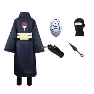 带土cos服装白面具袍子火影忍者漫展服装厂家直销