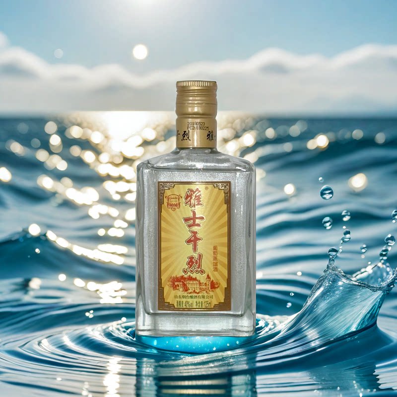雅士干烈白兰地无色原白兰地图片