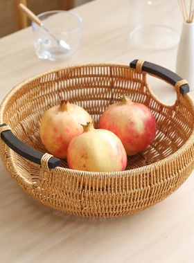 家好点果盆果篮客厅茶几干果水果篮收纳糖果零食摆放盘家用沥水篮
