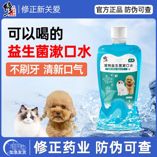 修正宠物益生菌漱口水