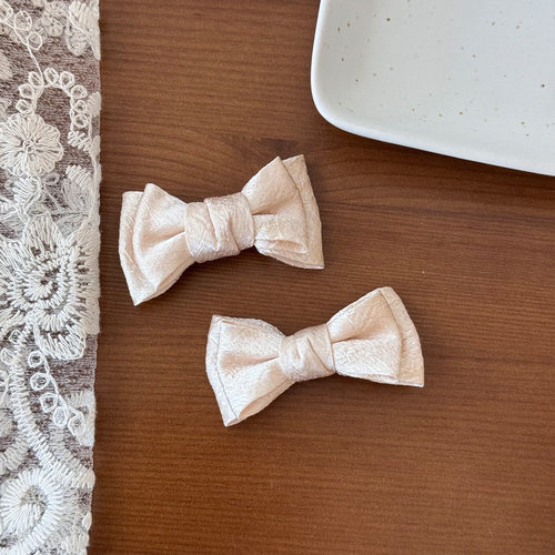 法式浪漫公主蝴蝶结发夹