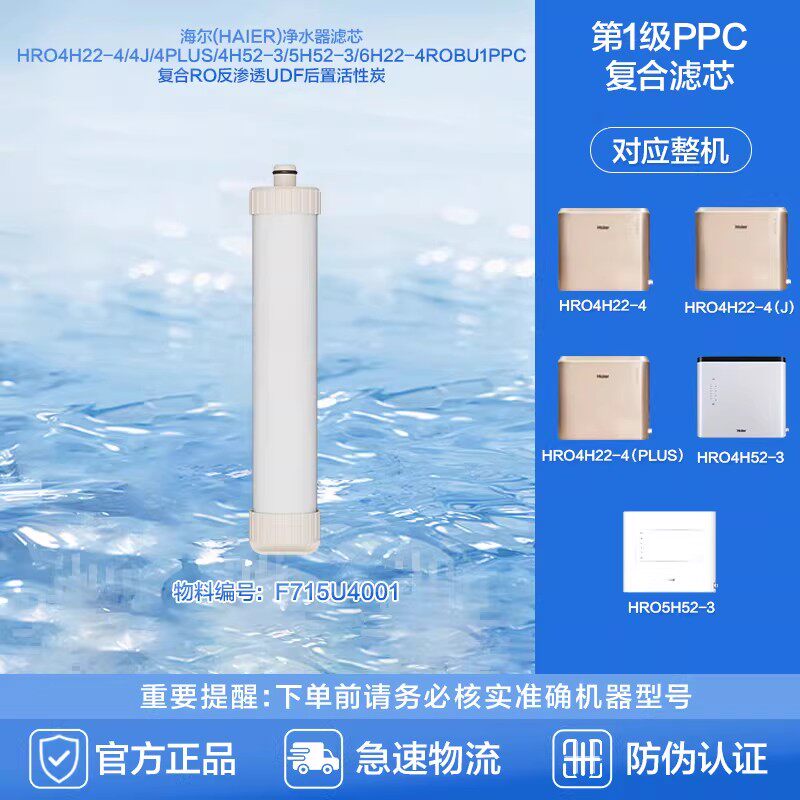 海尔净水器滤芯RO反渗透活性炭图片