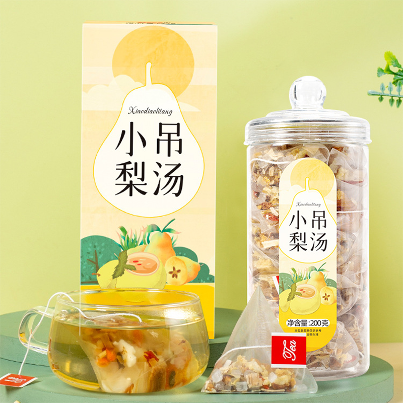 小吊梨汤材料茶包孕妇儿童即食三角包免煮桂圆北京雪梨汤芦根银耳