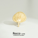 一把扇子搞笑好玩复古合金胸针胸章徽章夏季 包包配饰小饰品 衣服鞋