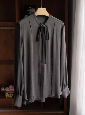 深圳南油！到手和图里一样美 之+！国货之光！鬼绉醋酸双皱衬衫女