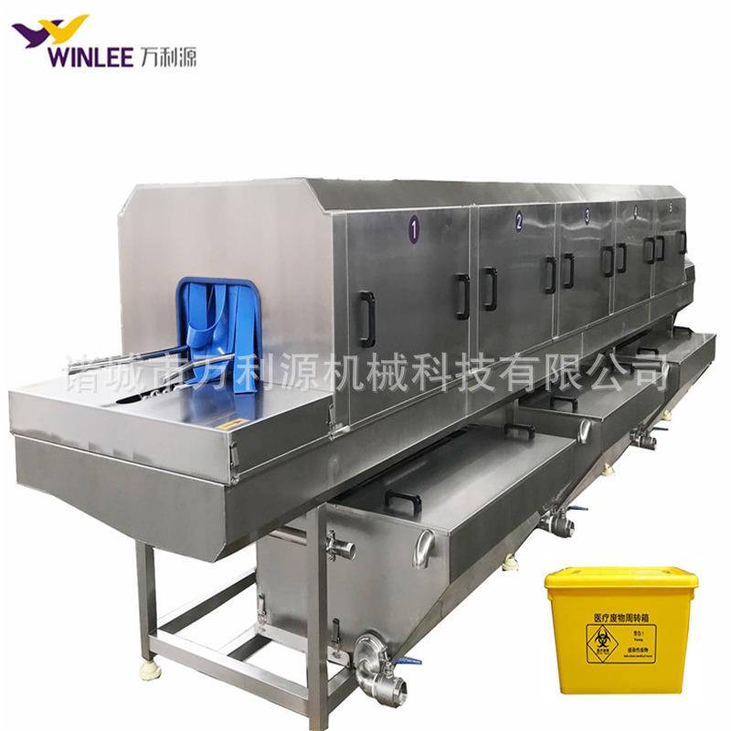全自动商用周转箱清洗机四面高压喷淋废物箱清洗设备洗箱机