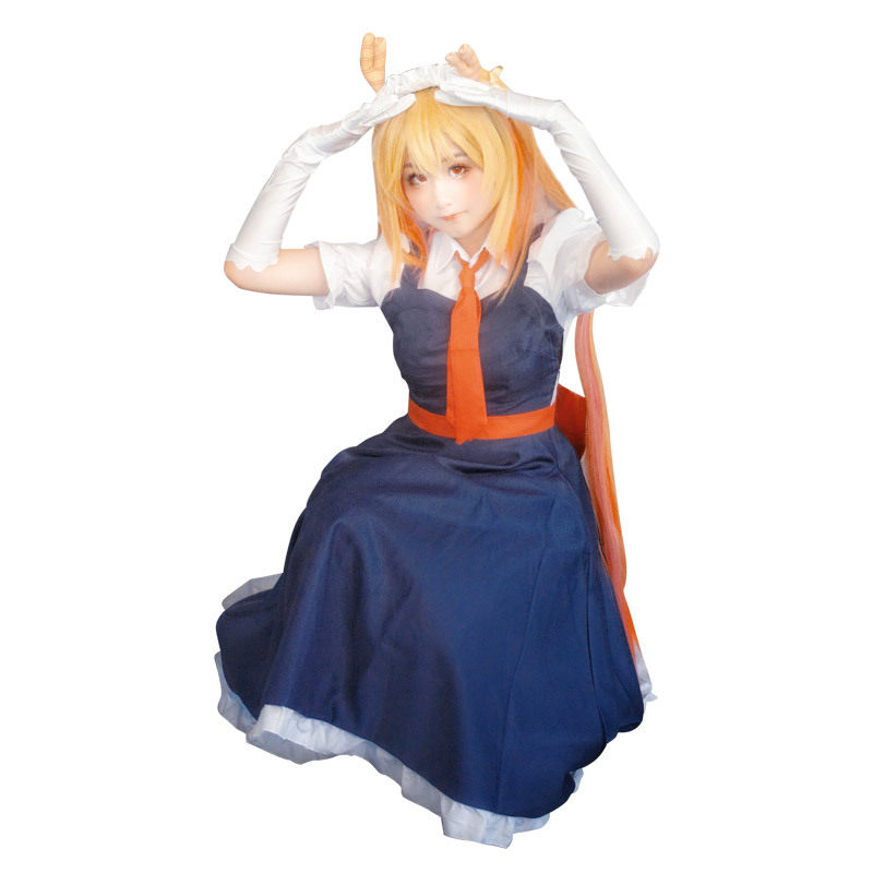 小林家的龙女仆COS服抖龙托尔女仆装连衣裙动漫cosplay万圣节服装
