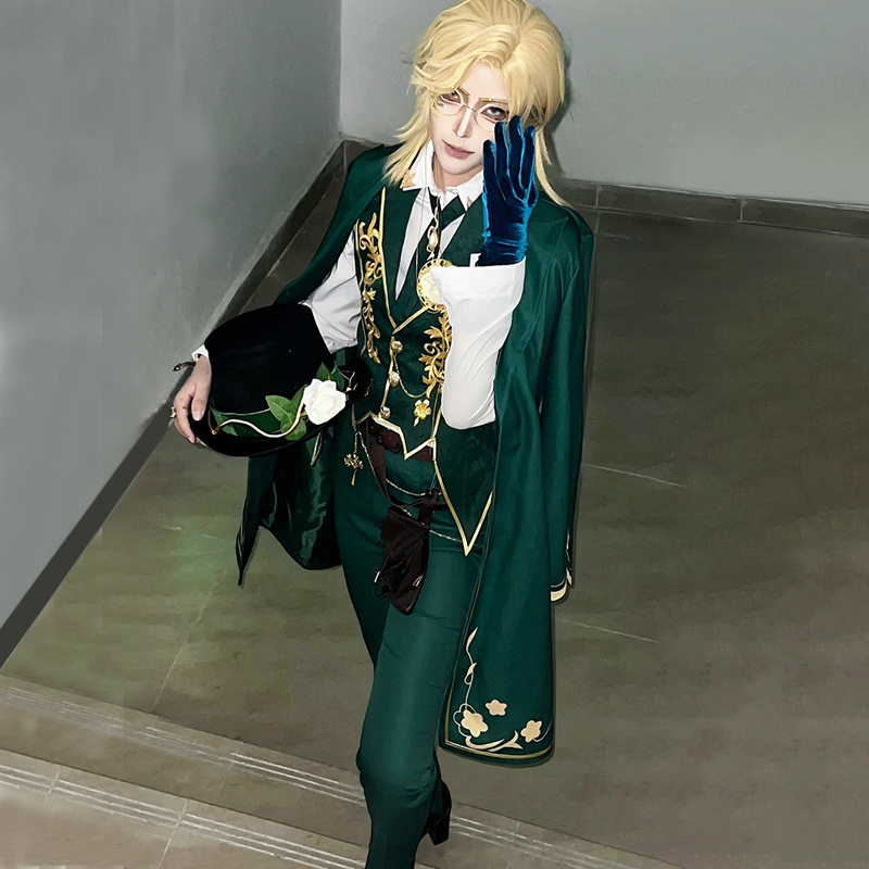 第五人格福尔摩斯联动艺术品商人骑士cos服游戏动漫角色cosplay