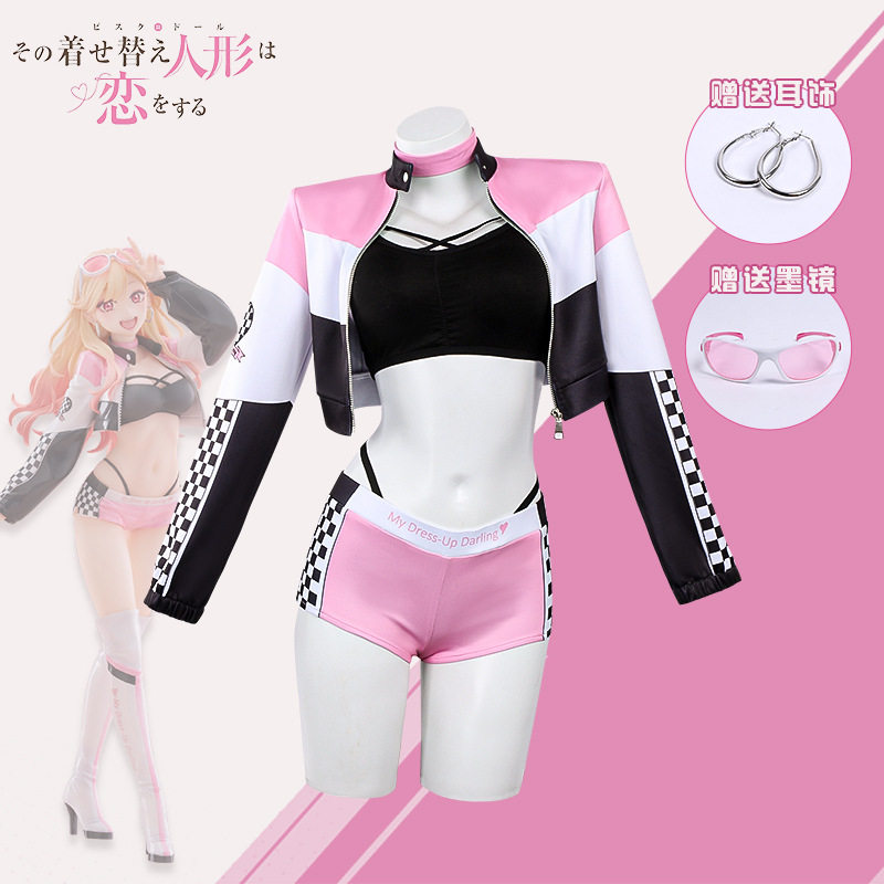 更衣人偶坠入爱河cos服喜多川梦海赛车服cosplay二次元动漫服装