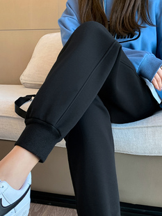 2025新款 女秋冬季 爆款 小个子束脚裤 运动裤 休闲卫裤 加绒加厚哈伦裤