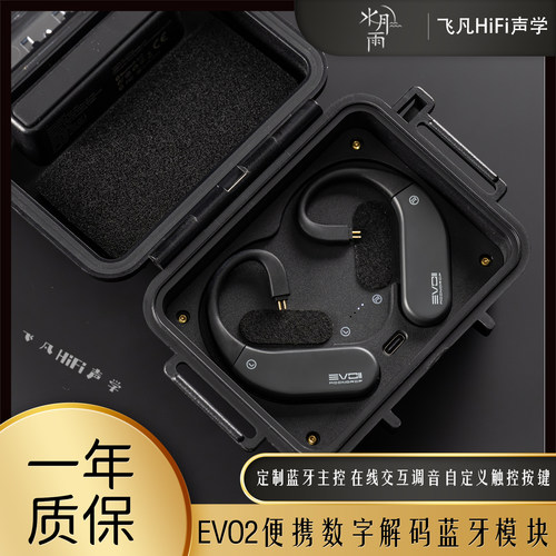 水月雨EVO2挂耳式真无线蓝牙模块