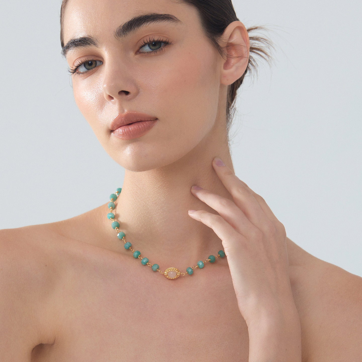 aidencandice高级感天河石颈链