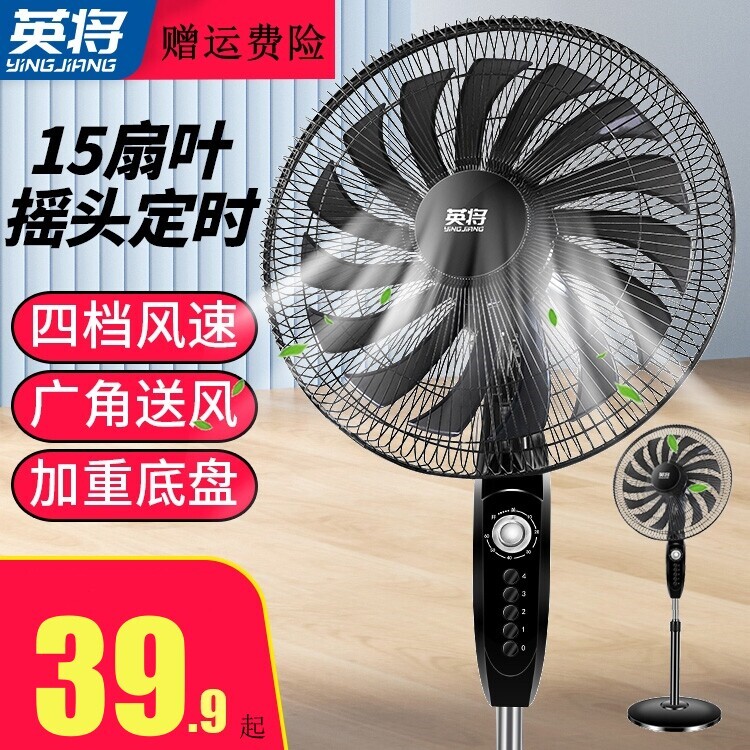 落地扇家用电风扇大风力立式电扇