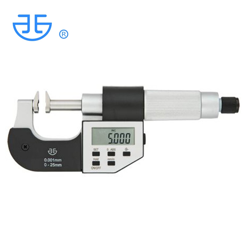 西北青海外径千分尺高精度电子数显鸭嘴0.001mm测量齿轮台阶