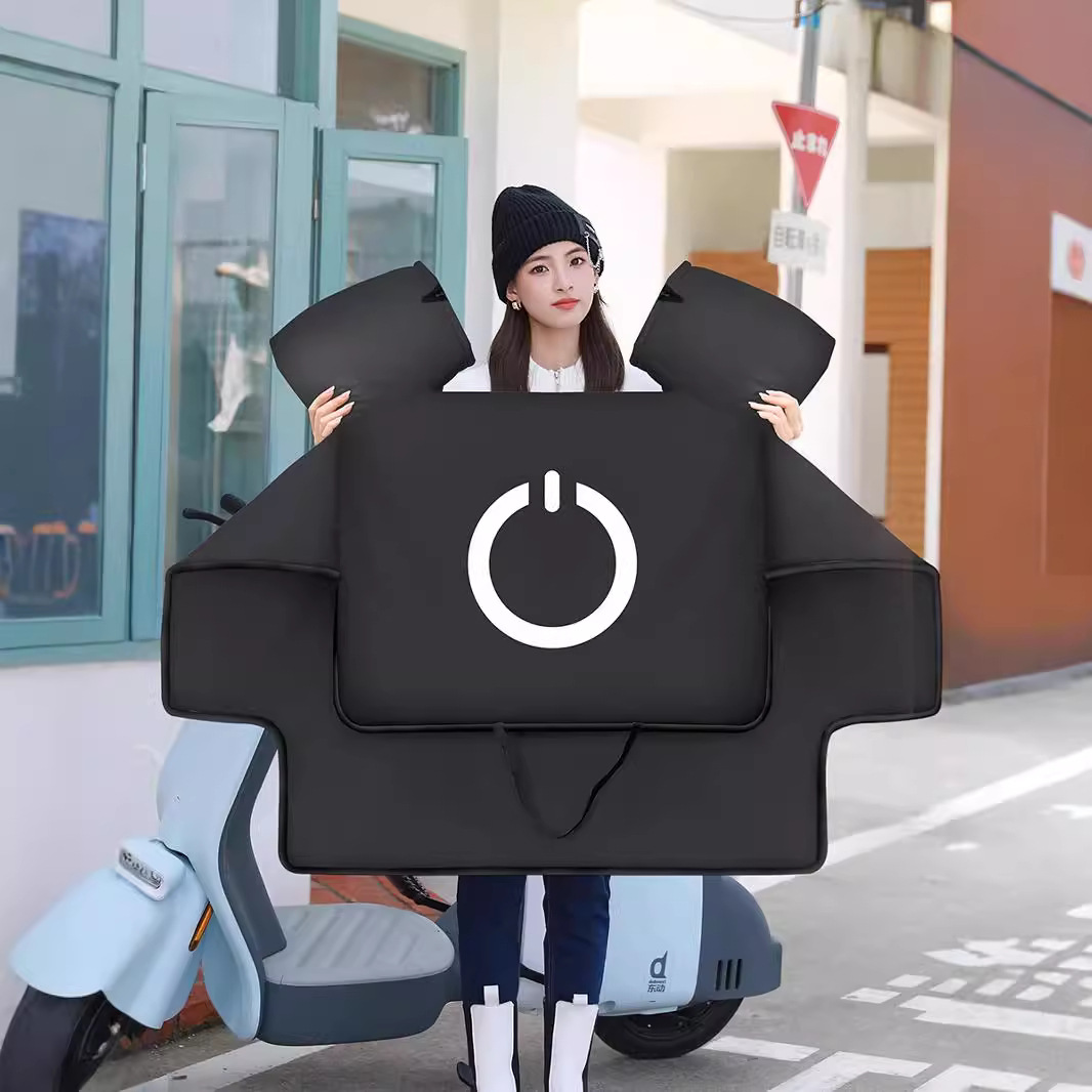 2025新款挡风电动车挡风板加绒加大防水防雨挡风被现货