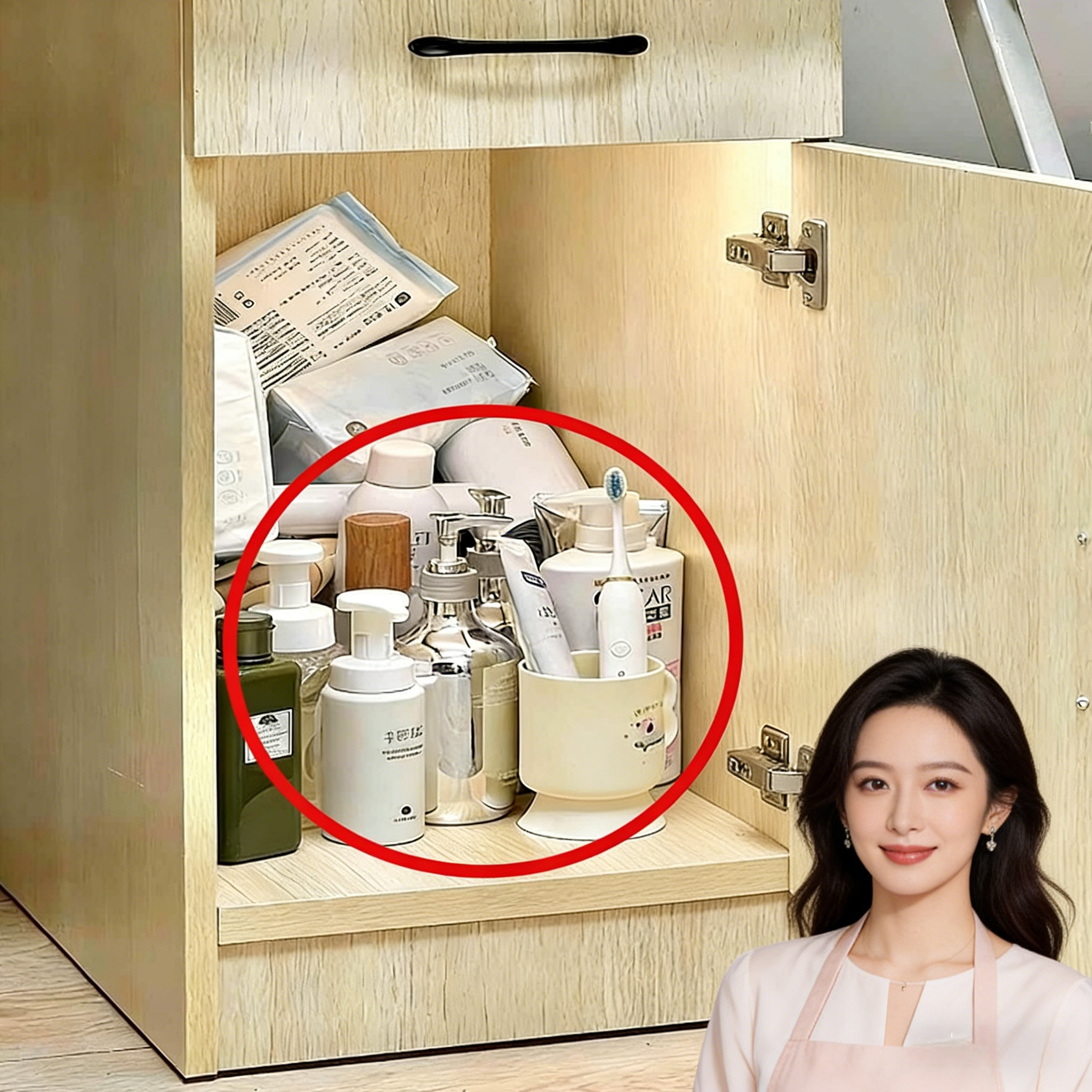 超深抽拉橱柜备菜盘收纳架