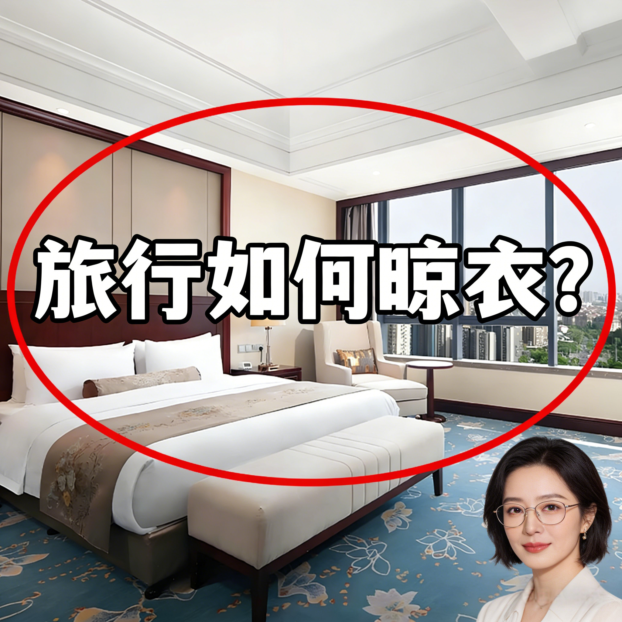 旅行出差吸盘折叠晾晒绳