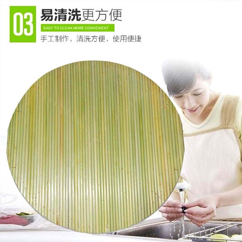 手工高粱杆盖垫饺子盘锅盖饺子帘盖垫篦子圆形双层盖帘托盘盖垫子