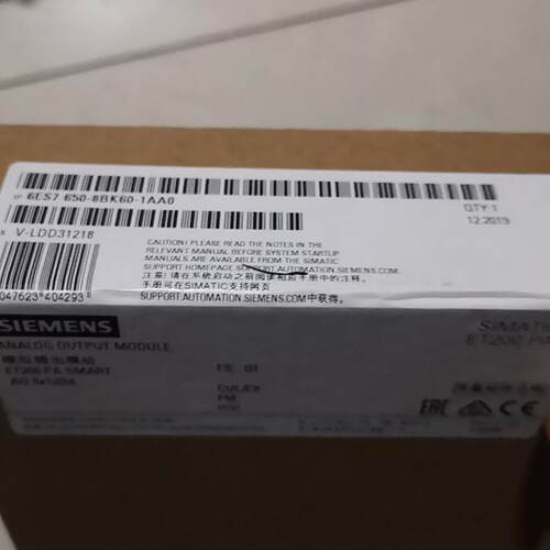 6es7650-8bk60-1aa0 输模块 ET200PA SMART 工控配件议价维修