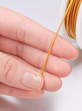 0.3-0.8mm穿珍珠专用钢丝线串珠特软超细手工手链手串引线diy配件