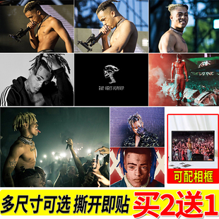 XXXTentacion海报说唱歌手周边大尺寸自粘壁纸贴画墙贴挂画