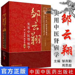 精装现货 邹云翔实用中医肾病学 中国中医药名家经典实用文库 王钢 邹燕勤 9787513214087中国中医药出版社 中医书籍 医学类书籍